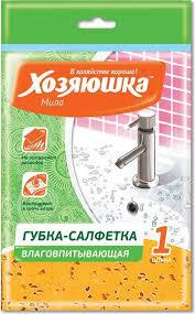 Губка влаговпит. Хозяюшка Мила 1шт.
