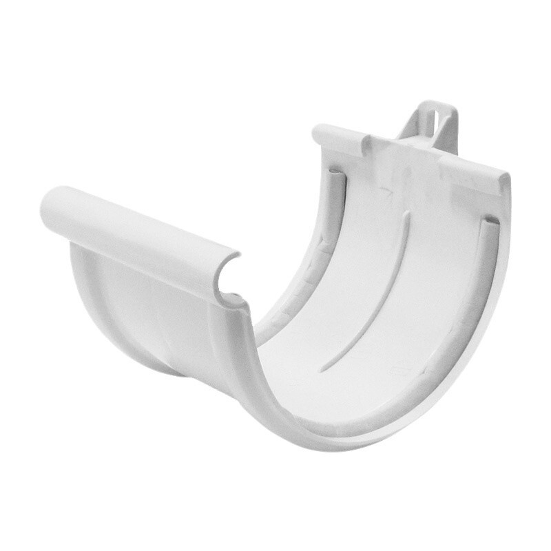 А.Соединитель желоба Foramina PUR D125 белый 9010-0.6