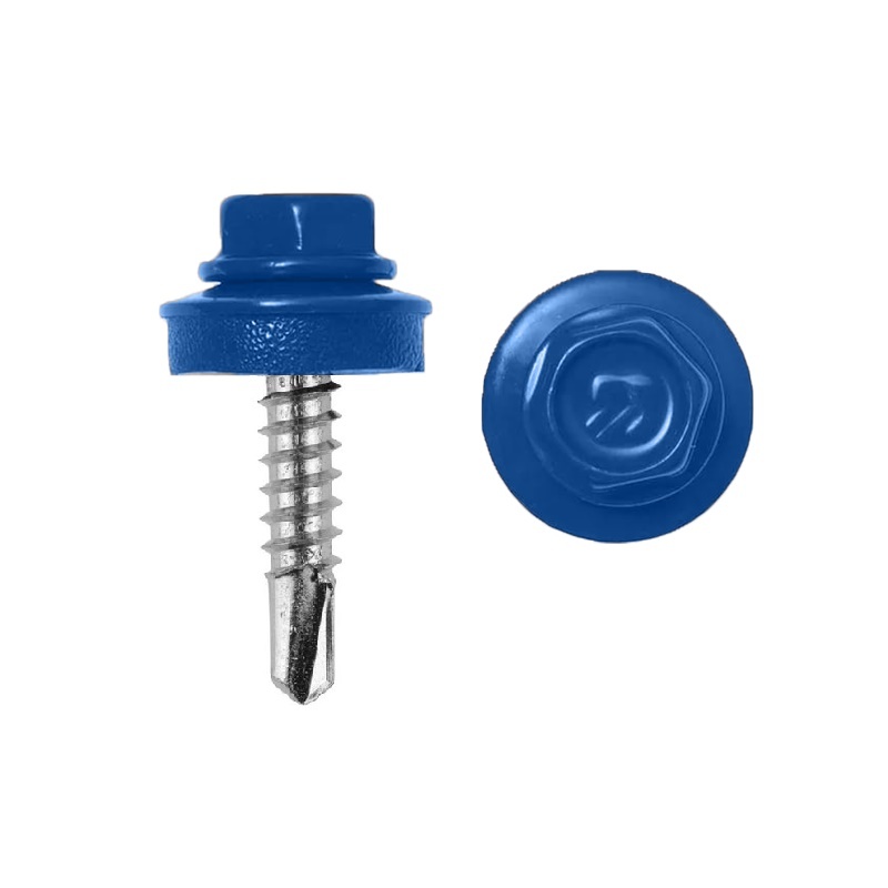 Саморезы кровел. 5,5*19 синий 5005