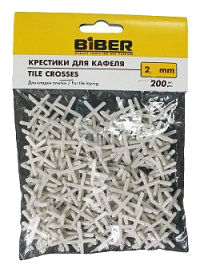 Крестики д/кафеля 1мм 200шт. BIBER
