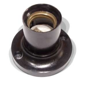 Патрон потол. E27 4А 250В карб. черн. UNIVersal 5565303