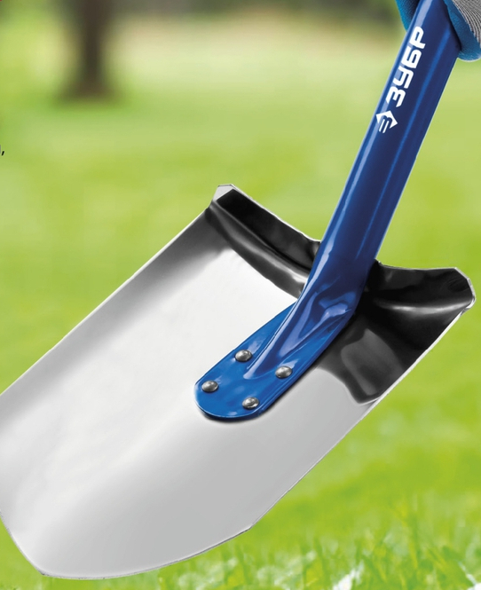 Лопата ЗУБР "МАСТЕР" штыковая ЛСГ для земляных работ деревянный черенок