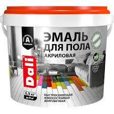 Эмаль  "DALI" д/пола акриловая орех 0,9л.