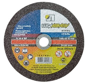 Круг отрезной LUGAABRASIV 150х1,0х22,2 мм