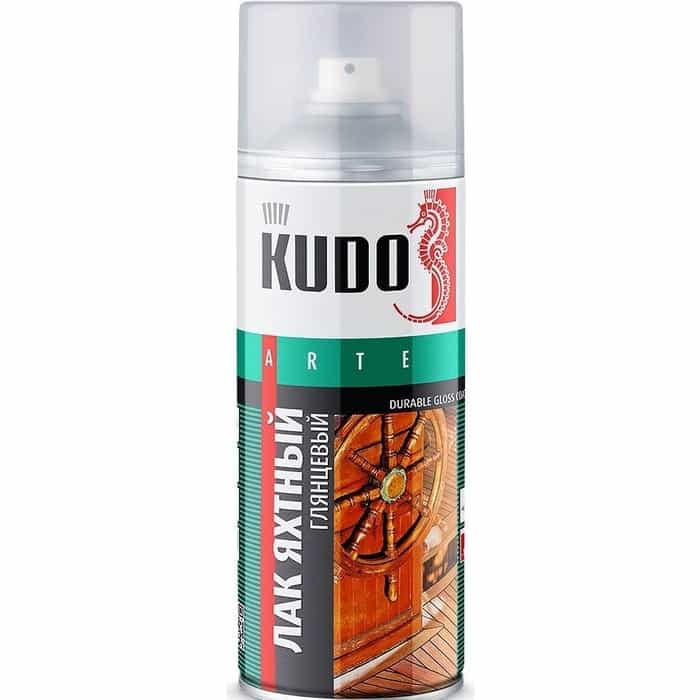 Лак KUDO KU-9003 "Яхтный" глянцевый 520 мл