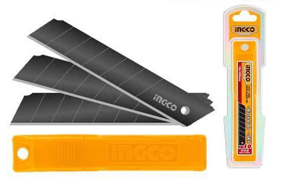 Лезвие INGCO HKNCB181 18 мм сегментированное 10 шт