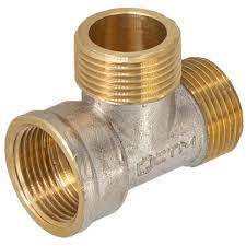 Тройник 1/2 г/ш/ш латунь