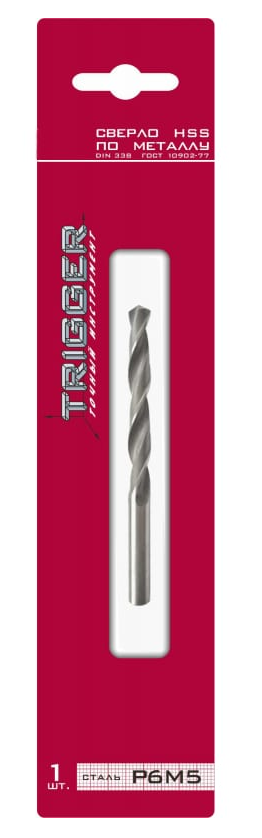 Сверло TRIGGER 12х151х101мм по мет. Р6М5К5