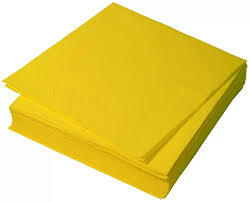 Салфетки ЖЕЛТЫЕ пастель 100шт