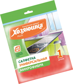 Салфетка быт. ХОЗЯЮШКА МИЛА унив. микрофибра 30х30см