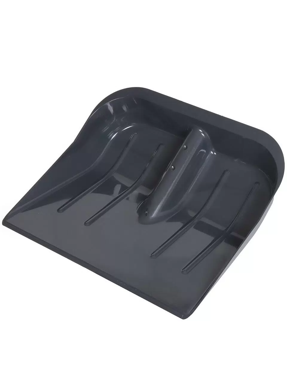 Лопата АЛЬТЕРНАТИВА "Эконом" для снега из поликарбоната без черенка 446х357 мм