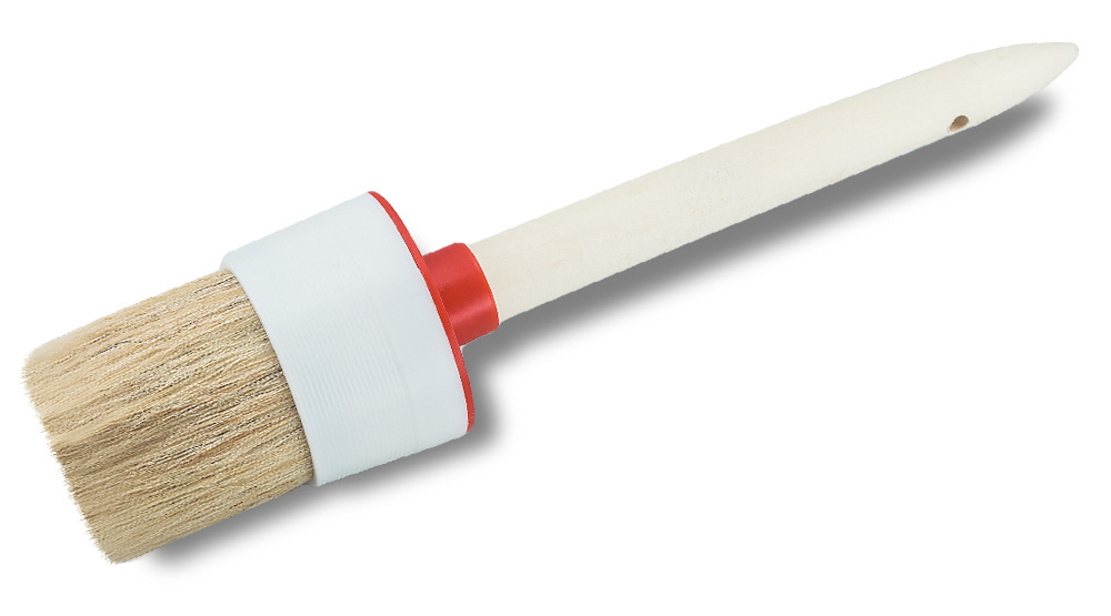 Кисть BIBER "Стандарт" №12 круглая натур щетина 45 мм