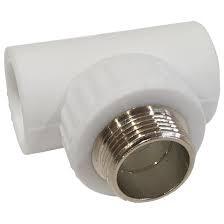 Тройник комб. ПП НР 32х 3/4"х32 белый