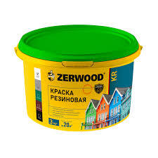 ZERWOOD KR Краска резиновая зеленая 3 кг