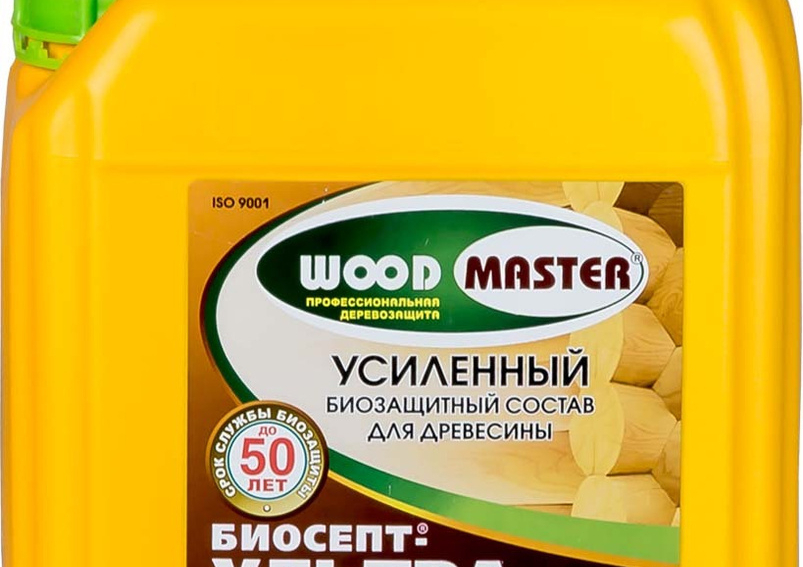 Состав антисептический WOOD MASTER для древесины 5 л