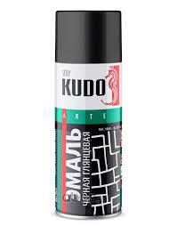 Эмаль KUDO KU-1002 алкид. глянц.черная 520мл аэроз