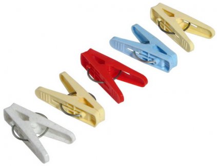 Прищепка бельевая "Классика" пластиковая в наборе 20 шт