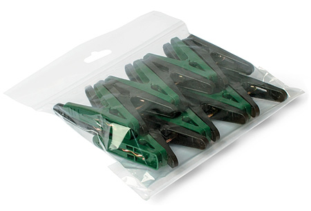 Прищепка бельевая "Классика" колор 18 шт.