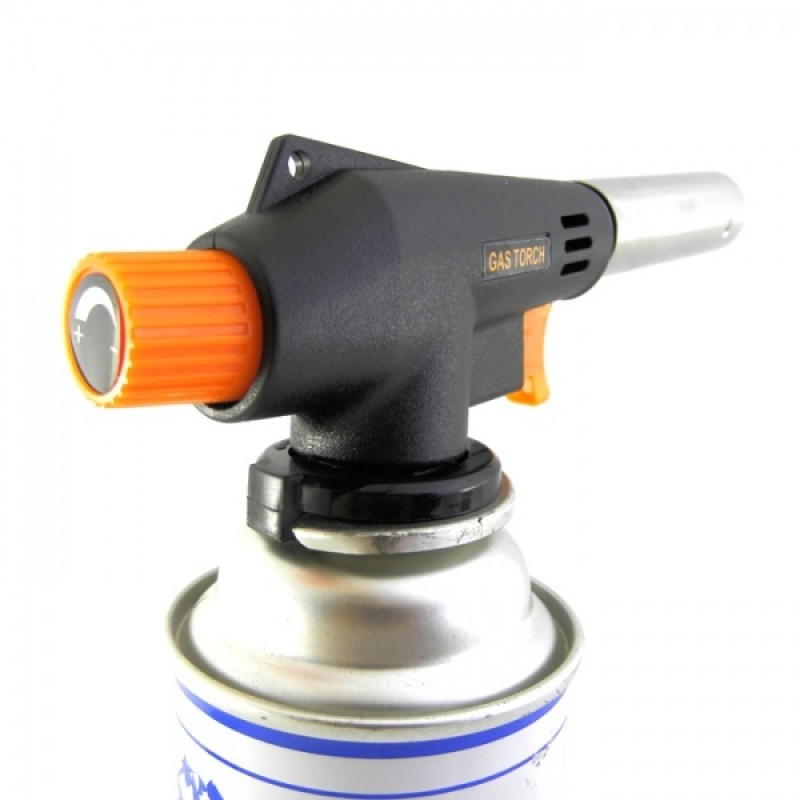 Горелка газовая RUNIS N8 с пьезорозжигом черная (арт.4-042)