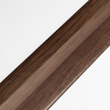 Порог стык. 37мм/1,35 шоколад