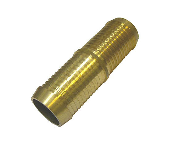 Соединитель рез. шланга 1 латунь