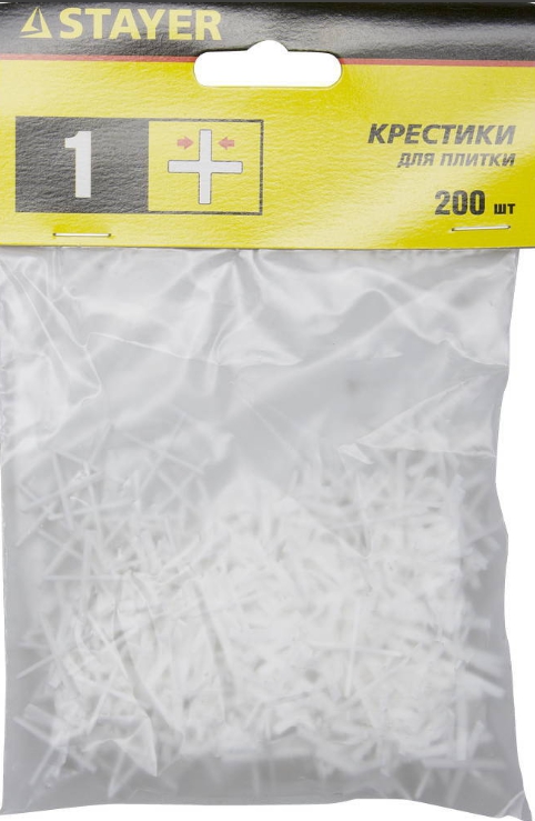Крестики 1,5мм для плитки 200шт STAYER