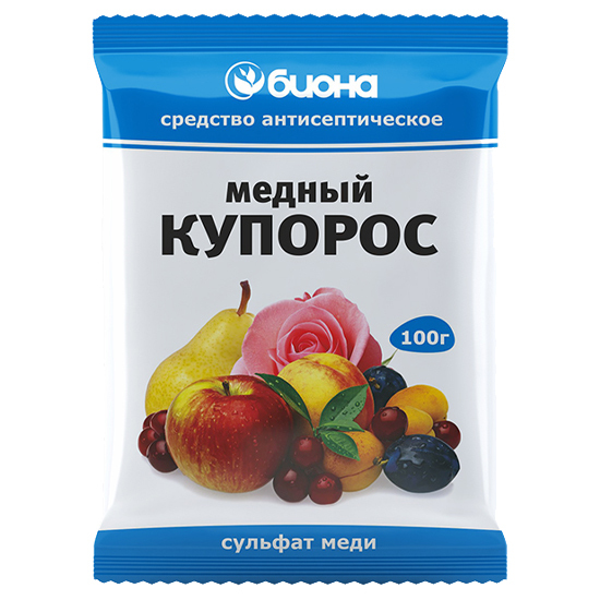 Средство ГРИН БЭЛТ "Медный купорос" от плесени и гнили 100 г