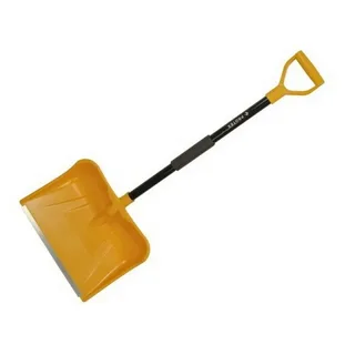 Лопата PROTEX CНЕЖНАЯ КОРОЛЕВА 445*330 Алюм черенок, ручка, ЖЕЛТЫЙ