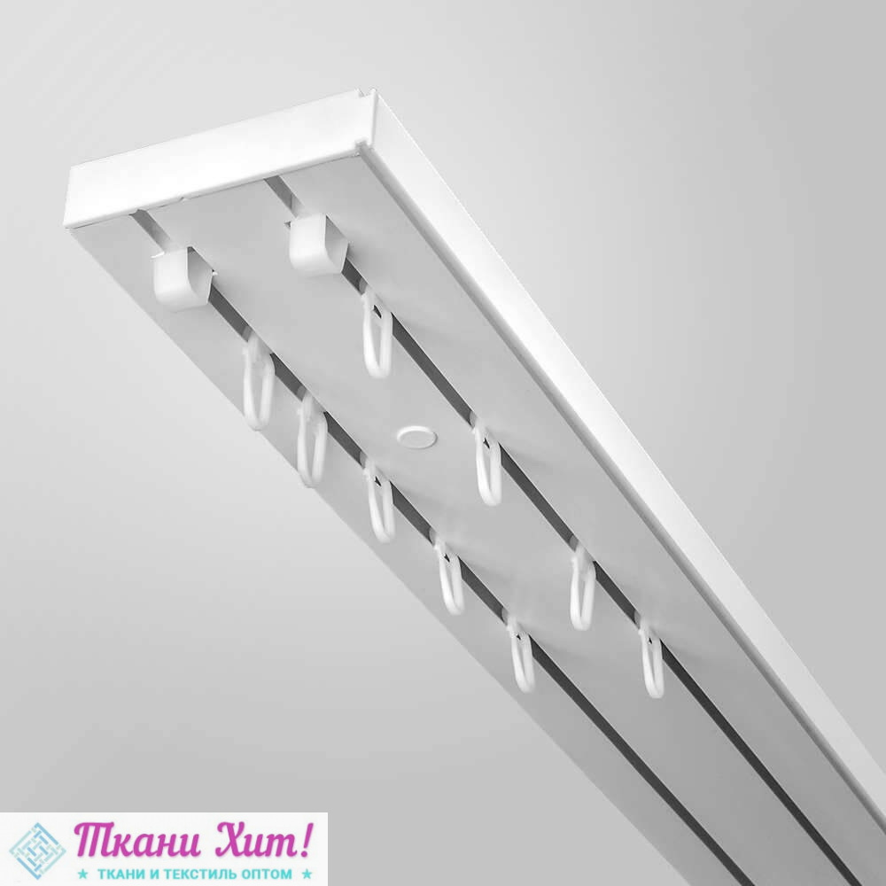 Карниз 1,6м пласт.2-х ряд.бук