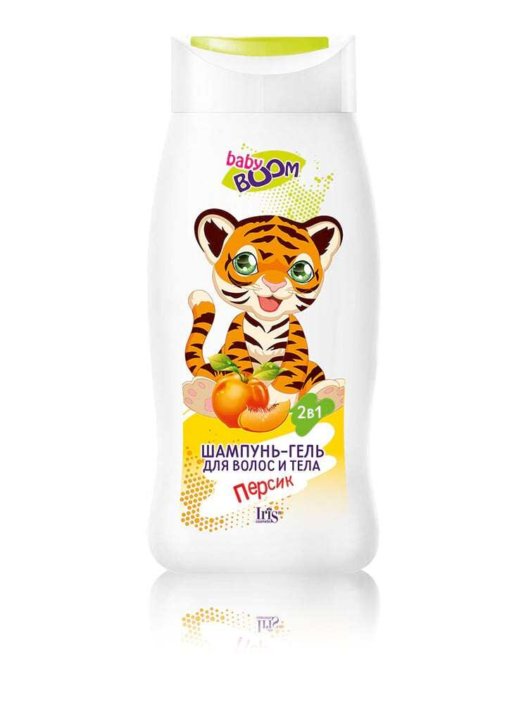 Шампунь-гель IRIS BABY BOOM дет. персик 300мл