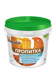Пропитка УСАДЬБА У-409 деревозащита для наружных и внутренних работ для бань, саун, и влажных помещений 1 кг