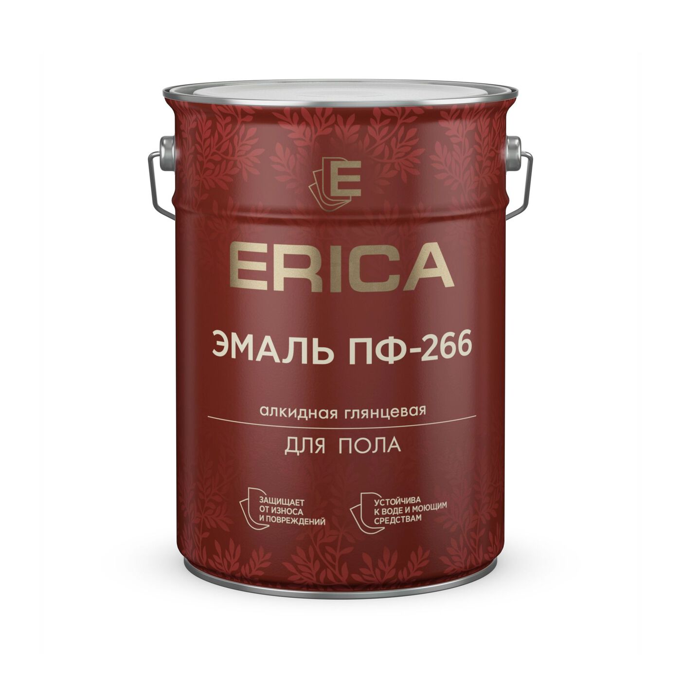 Эмаль ПФ-266 Erica желто-коричневая 5,5 кг