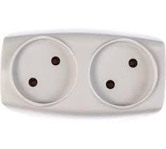 Разветвитель 2-м без заземл. 16А IР20 SP-2-W бел. Эра С0045520