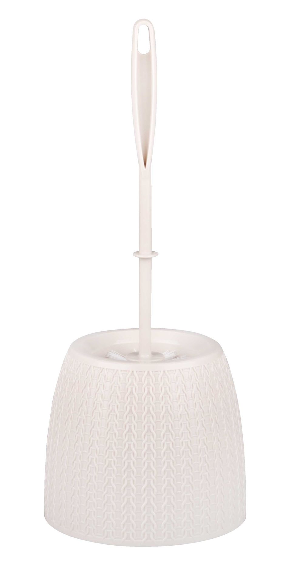 Набор туалетный ерш на подставке Капри кор-серый