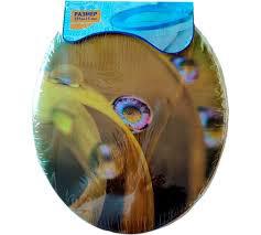 Сиденье на унитаз МП с рис. Роса