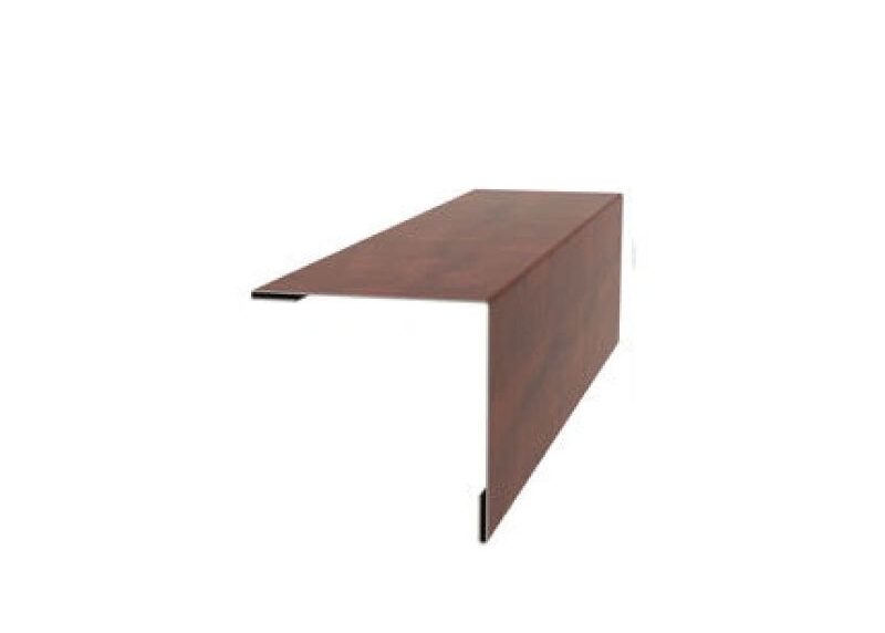 А.Планка угла наруж.сложн. 75*75*3000 Морен.дуб-0,5