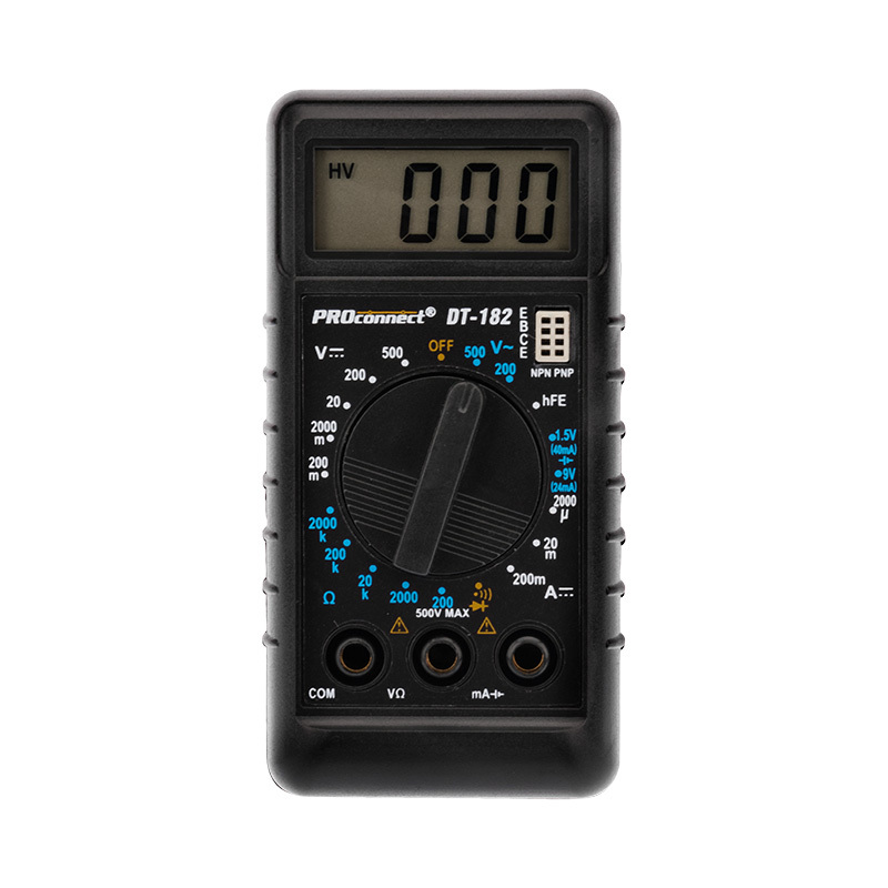 Мультиметр цифровой PROCONNECT портативный DT-182