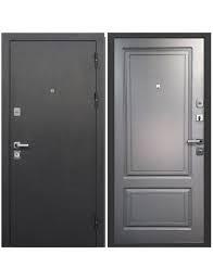 Дверь мет (860) правая Толстяк Букле черный Ясень графит эмаль