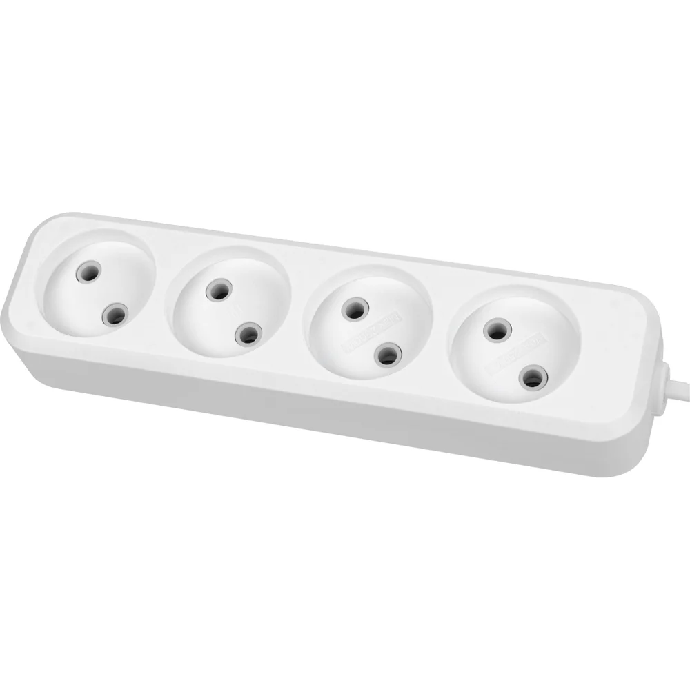 Удлинитель 4-х мест. с/з 5м Home белый