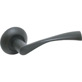 Ручка раздельная СТАНДАРТ 23 круг, черный мат. (компл. ручек 2шт)