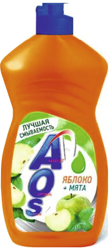 АОС для мытья посуды 450мл яблоко+мята