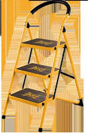 Стремянка INGCO HLAD09031 стал. 3 ступени, 150 кг