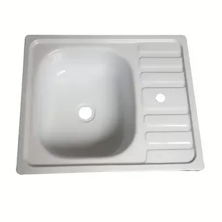 Мойка стал. эмал. 50*60 с кроншт