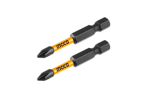 Бита INGCO РН1 50мм, ударная, магнитная, 2шт, INDUSTRIAL