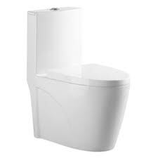 Унитаз моноблок Knois KN6224000 белый, горизонт. выпуск, душевой тип смыва, микролифт 68*39*78 см