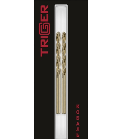 Сверло TRIGGER по металлу 5 мм HSS 2шт