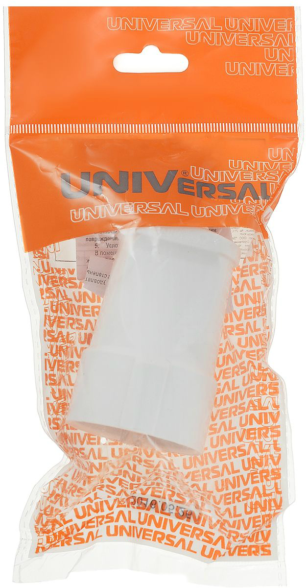 Штепсельное гнездо UNIVERSAL 10А 250В белый без заземления