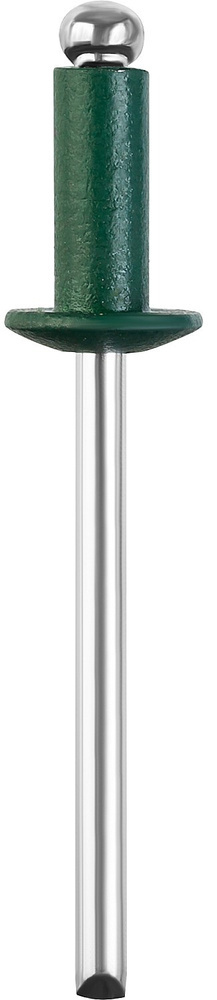 Заклепки STAYER "Color-Fix" алюминиевые зеленый насыщенный 4.0 х 10 мм 50 шт.