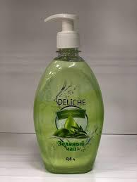 Жидкое мыло DELICHЕ Зеленый чай 500мл