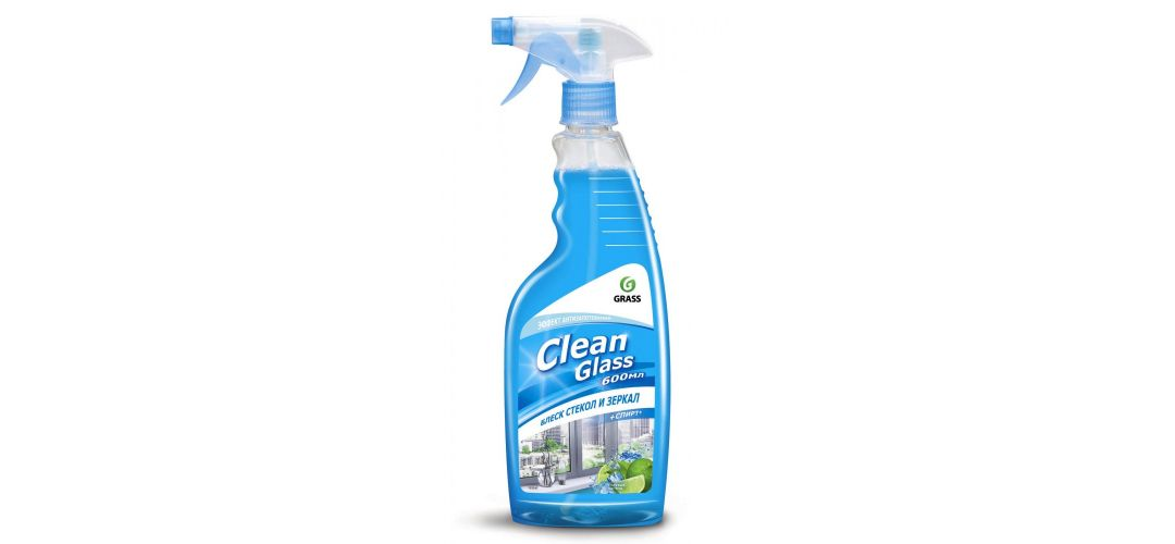 Блеск Clean glass стекол и зеркал 600мл (голубая лагуна)